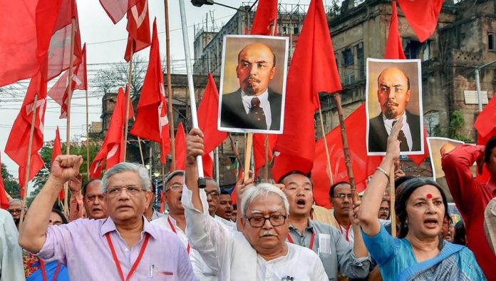 cpi-m-leaders-protest