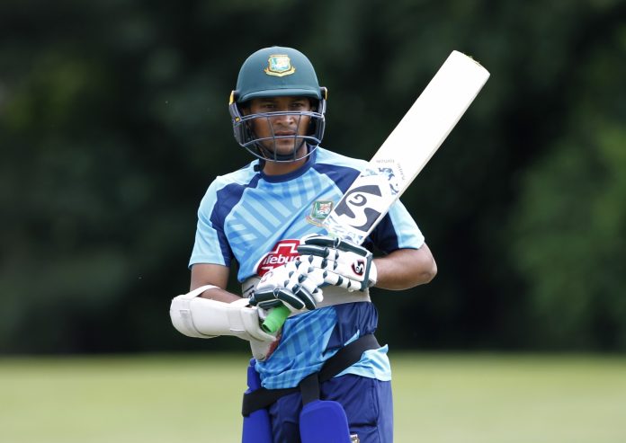 Birmingham: Bangladesh's Shakib Al Hasan during a practice session ahead of their World Cup 2019 match against India at Edgbaston in Birmingham, England on July 1, 2019. (Photo: Surjeet Yadav/IANS)