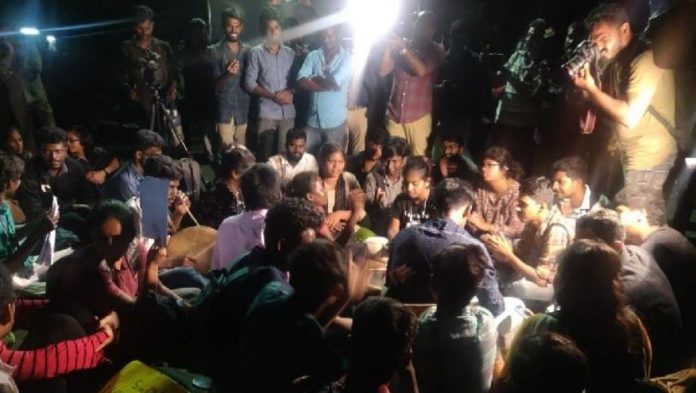 chennai university protest