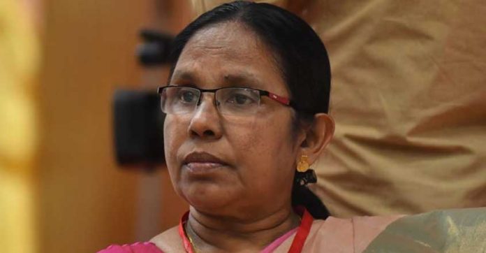 kk-shailaja-health-minister
