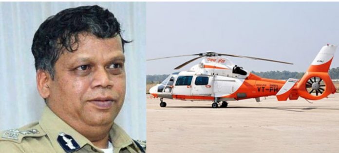 police helicopter