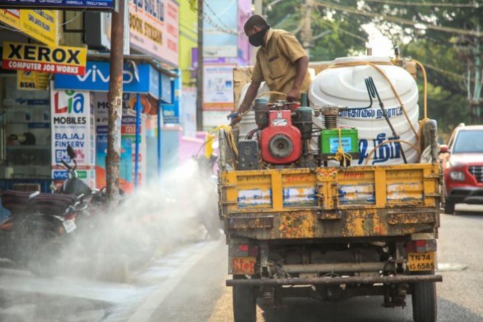 coronavirus tamil nadu disinfection pti-361270567-1585544759
