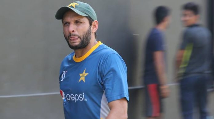Pakistani cricket team captain Shahid Afridi