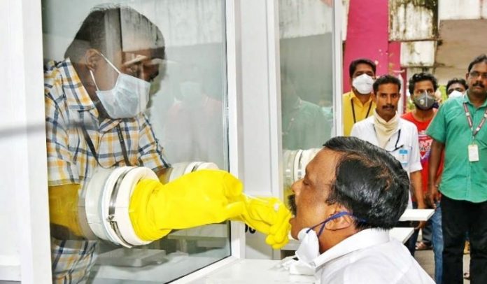 A walk-in test centre for coronavirus in Ernakulam A walk-in test centre for coronavirus in Ernakulam