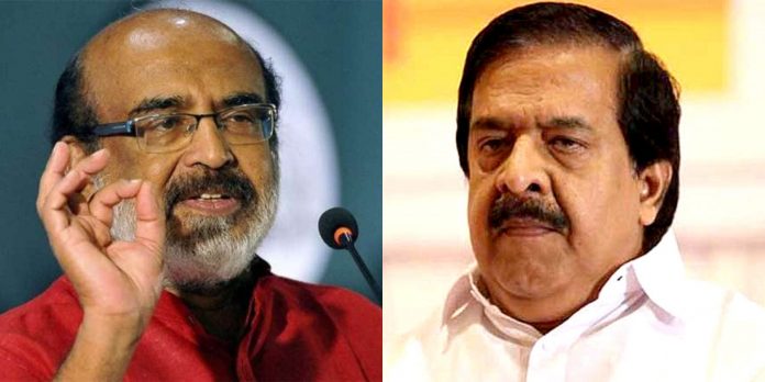 Thomas Isaac against Ramesh Chennithala on CAG controversy