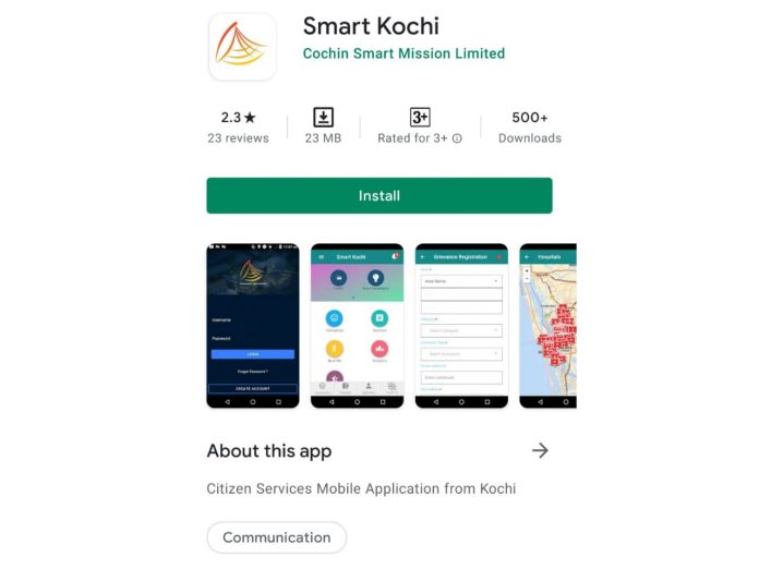 Smart Kochi App Smart Kochi App
