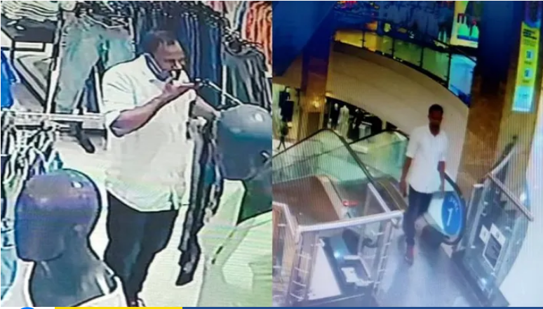 police shared CCTV footage of man who exposed nudity in shopping mall