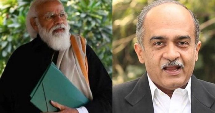 prashant-bhushan - modi