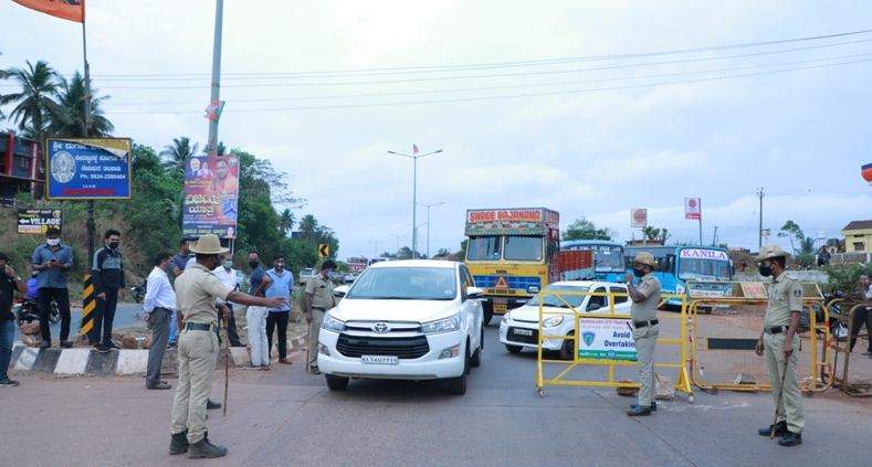 Tamilnadu closed byroads in Trivandrum border due to covid surge