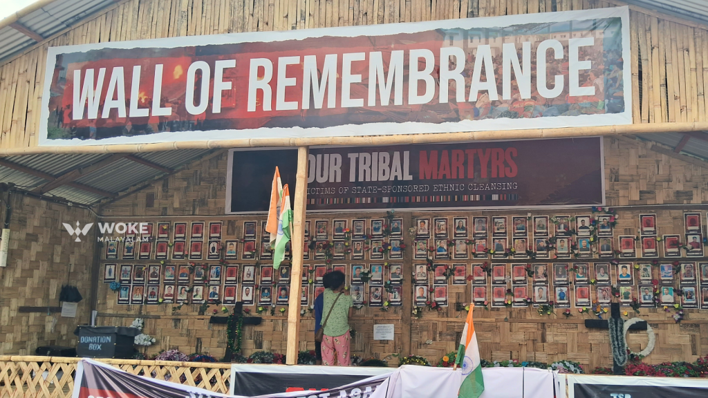 Wall of Remembrance in Churachandpur