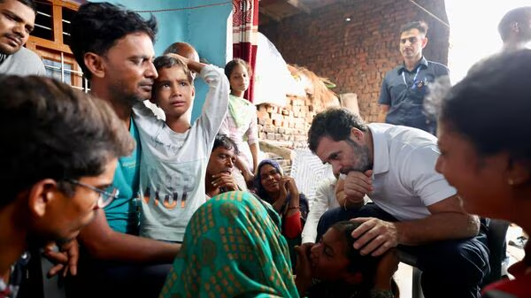 Rahul Gandhi Visits Hathras A Heartfelt Meeting with Victims' Families